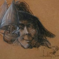 Peeking into boat.20x22.150