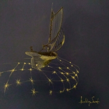 Follow your dreams. 20x26. Chalk. Charcoal. Pen. 600