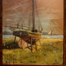 Watching & Waiting~18in x 21in~oil~$400