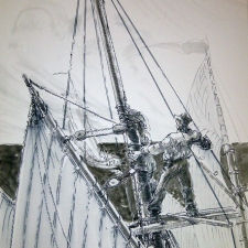 aloft